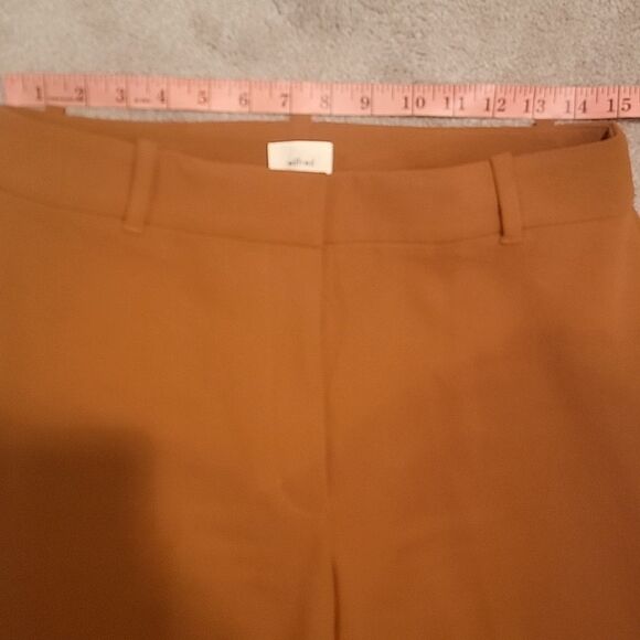 Wilfred Women's Tan Flared Pants Sz 10 - Picture 2 of 9